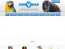 Tablet Screenshot of convidas.org.br